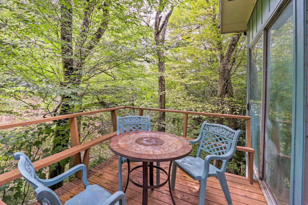 Deck, Fire Pit and Home Gym Quiet Bakersville Gem
